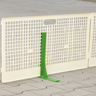 Panel separacyjny do budowy kręgów, sektorów odchowalnikowych w kurnikach