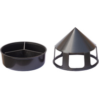 Karmnik do gołębi na grit i mineralia z podziałką