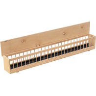 Karmidło dla gołębi z wkładem antybakteryjnym drewniane - 125 cm