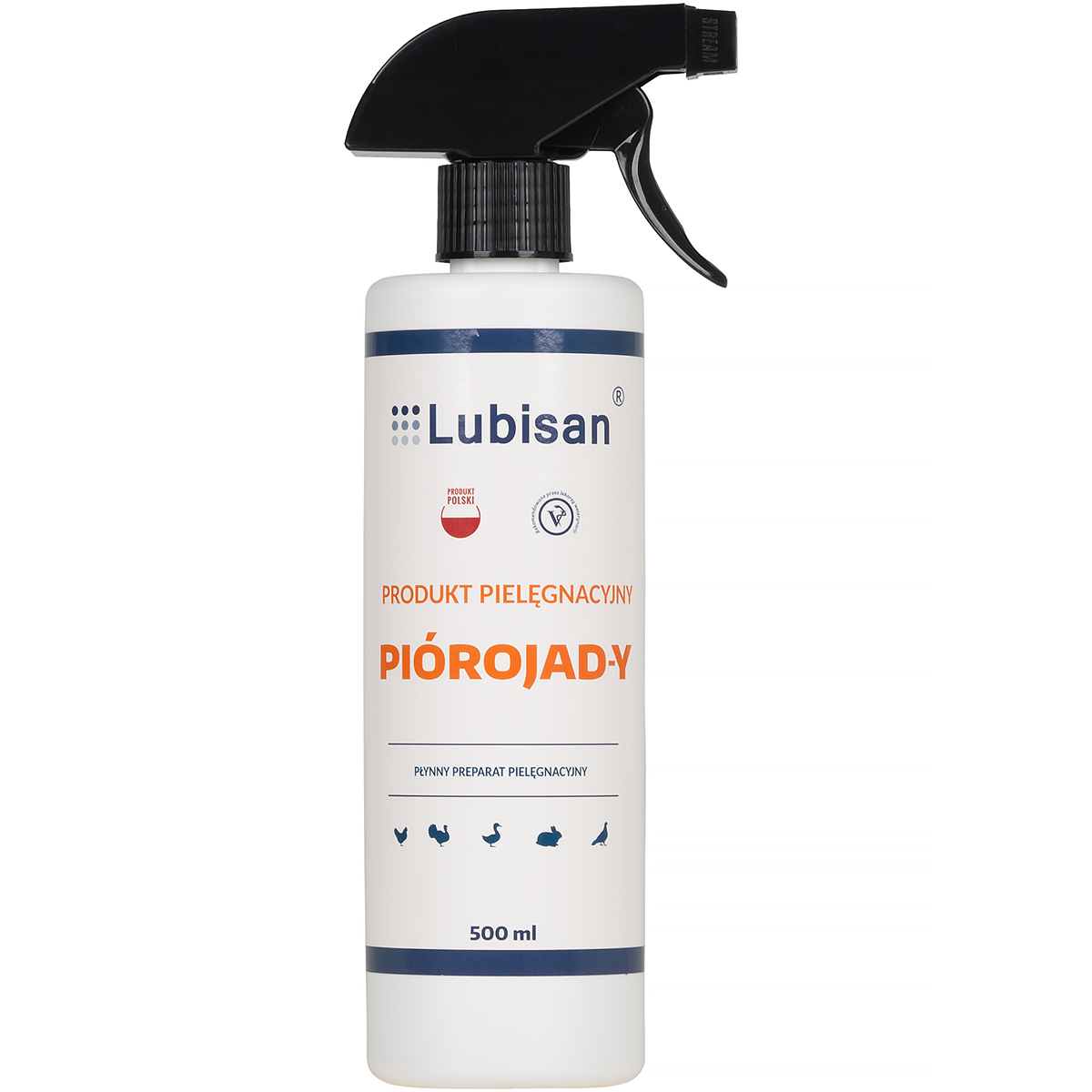PIÓROJADY LUBISAN spray  do oprysku na ptaki zwalcza na wszoły, pchły i inne pasożyty 500 ml