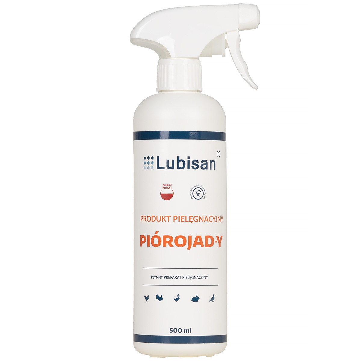 PIÓROJADY LUBISAN spray  do oprysku na ptaki zwalcza na wszoły, pchły i inne pasożyty 500 ml