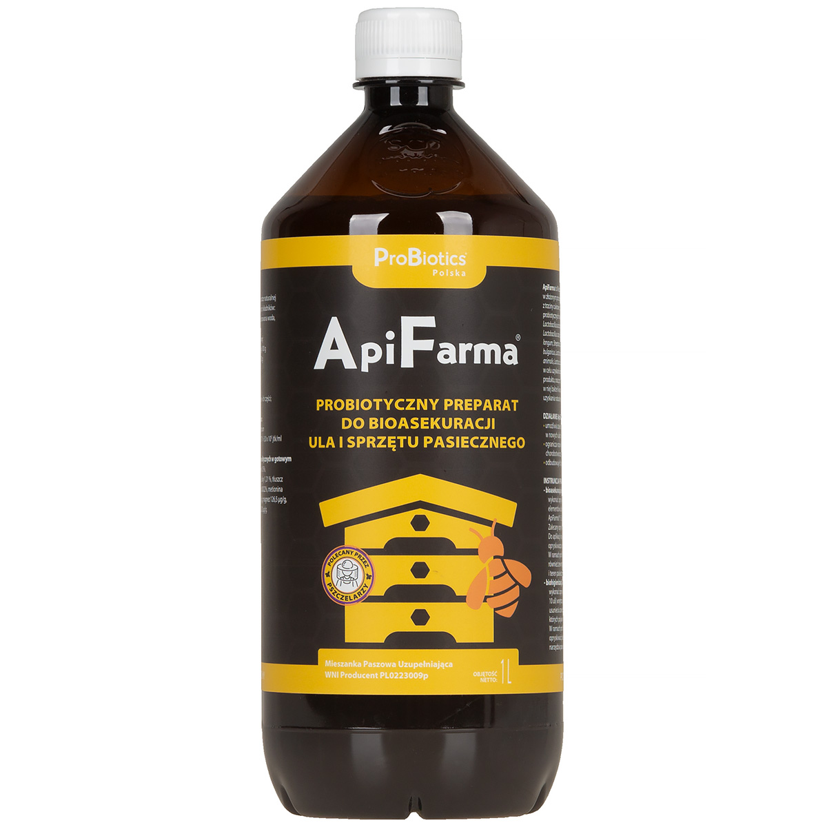 ApiFarma probiotyk dla pszczół, higienizator 1000 ml