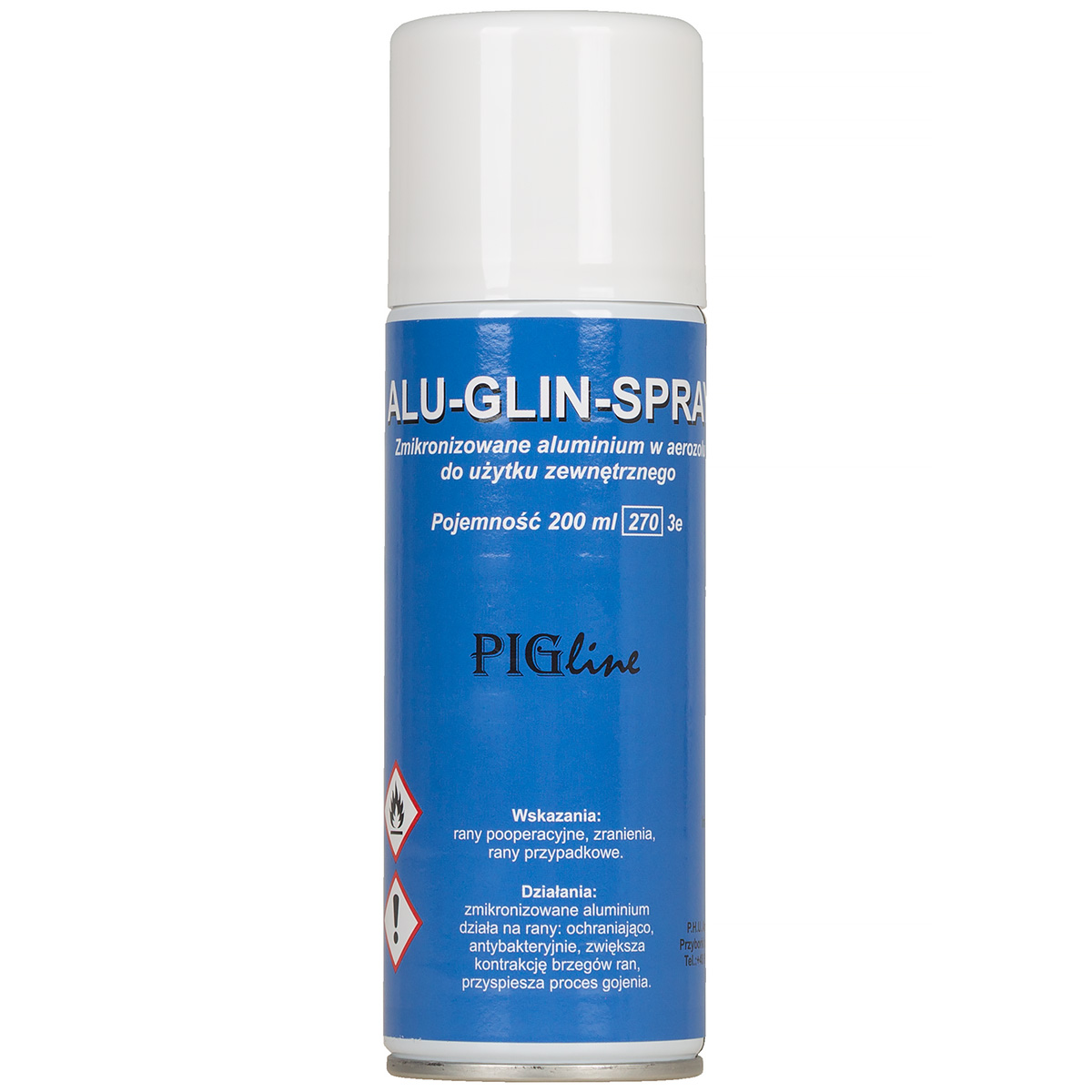 Alu Glin Spray preparat z aluminium na rany u zwierząt 200 ml