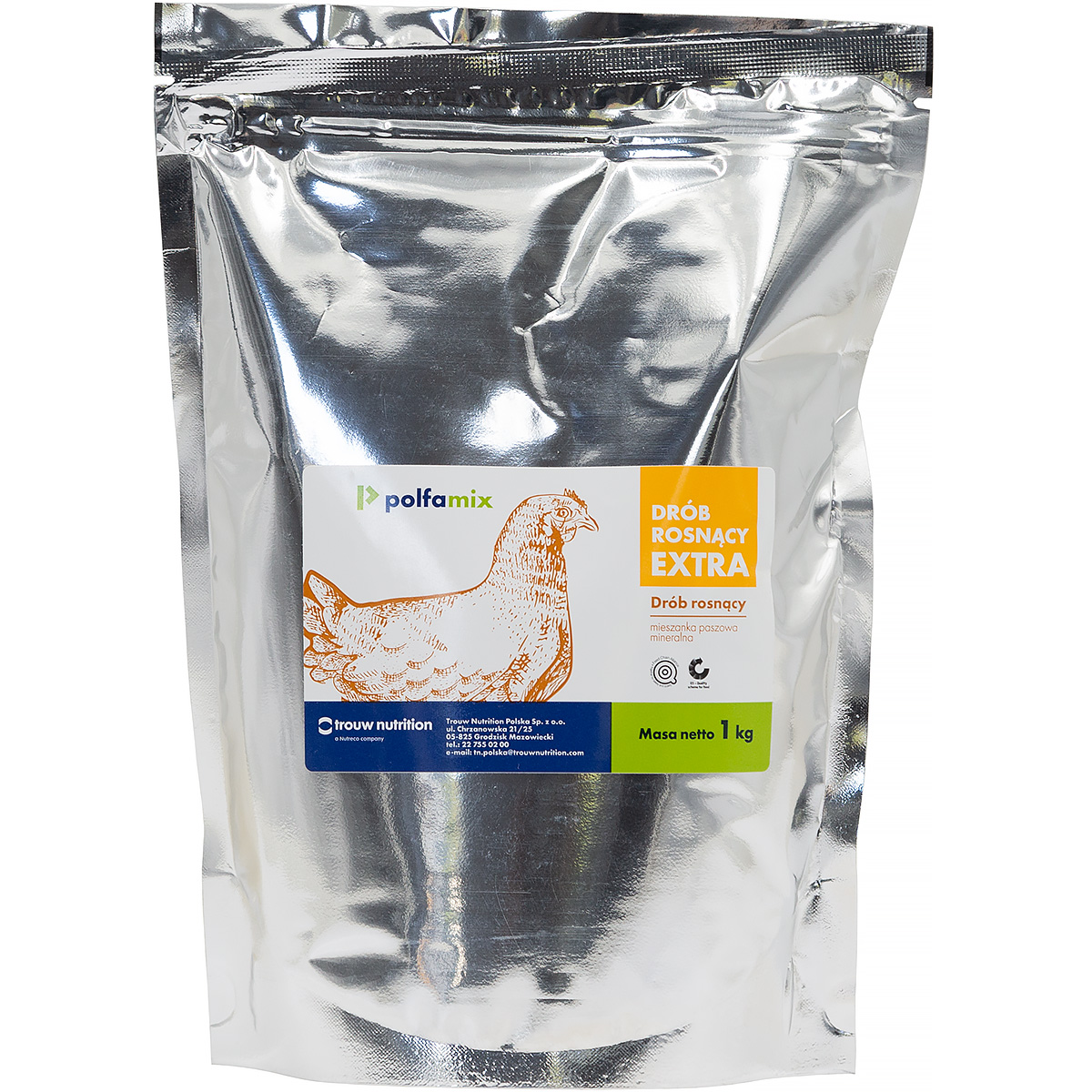 Witaminy dla drobiu rosnącego na przyrosty POLFAMIX DRÓB ROSNĄCY EXTRA 1 kg