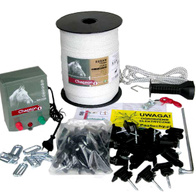 Standardowy zestaw do budowy ogrodzenia elektrycznego dla koni SEC E Horse 200 z taśmą