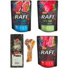 Mokra karma dla psa RAFI MIX różne smaki w saszetkach zestaw 30 x 300 g