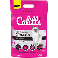 Silikonowy żwirek Calitti Crystals dla kota zestaw 6 x 3,8 l