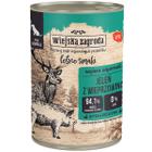 Mokra karma dla psa Wiejska Zagroda Leśne Smaki Jeleń z wieprzowiną 400 g dorosłe psy