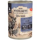 Mokra karma dla psa Wiejska Zagroda Leśne Smaki Jeleń z przepiórką 400 g szczeniaki