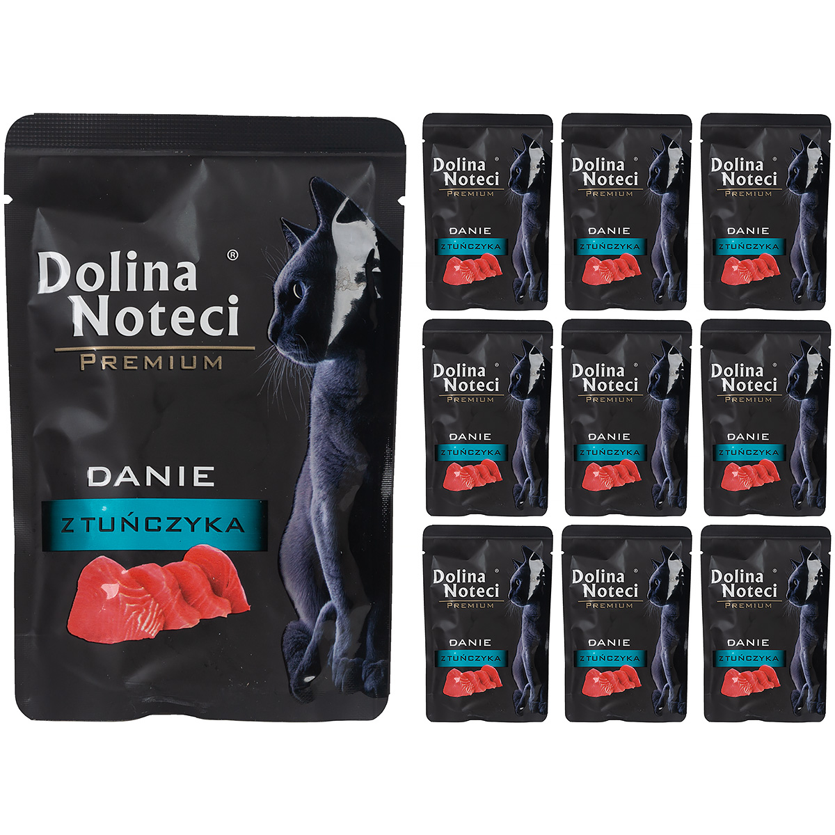 Dolina Noteci karma dla kota mokra Premium tuńczyk 10 x 85 g