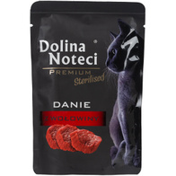 Dolina Noteci karma dla kota mokra Premium wołowina 10 x 85 g