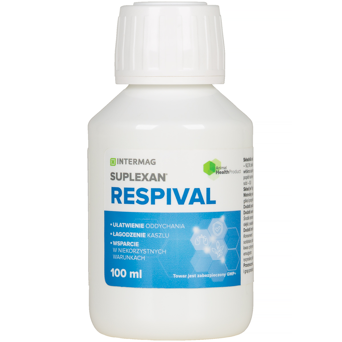Suplexan RESPIVAL na układ oddechowy dla drobiu i trzody 100 ml