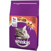 Whiskas sucha karma z wołowiną dorosły kot 3,8 kg