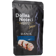 Dolina Noteci karma dla kota mokra Premium Junior danie z dorsza z sardynką 85 g