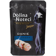 Dolina Noteci karma dla kota mokra Premium Junior danie z dorsza z sardynką 10 x 85 g