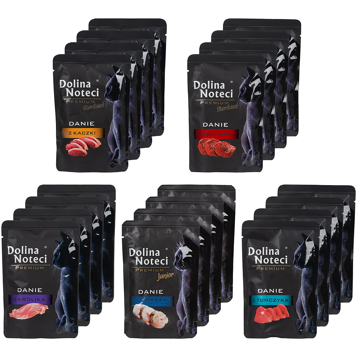 Dolina Noteci karma dla kota mokra Premium mix smaków 20 x 85 g