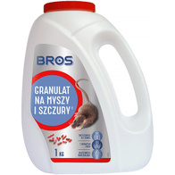 Trutka na myszy i szczury granulat 1 kg Bros Nornit