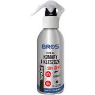 Odstraszający płyn na komary i kleszcze 50% Deet 130 ml Bros