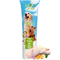 Pasta smakowa dla psa do lizania z gęsią w tubce 90 g LoviDog