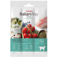 Przysmaki dla kota Italian Way kabanoski kiełbaski mix smaków 3 x 15 g