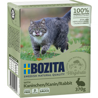 Bozita mokra karma dla kota kawałki w sosie z królikiem 6 x 370 g