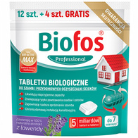 Tabletki do oczyszczalni i szamb ekologicznych Biofos biologiczne 12+4 sztuki