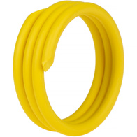 Obrączki dla drobiu ozdobnego spiralne mix kolorów 100 szt 14 mm