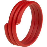 Obrączki dla indyków 25 mm spiralne mix kolorów 100 szt