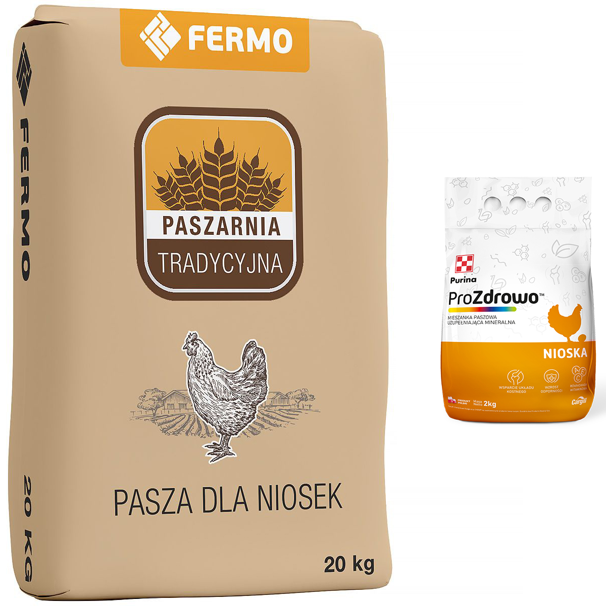 Pasza dla kur niosek w granulacie 20 kg + witaminy na jajka