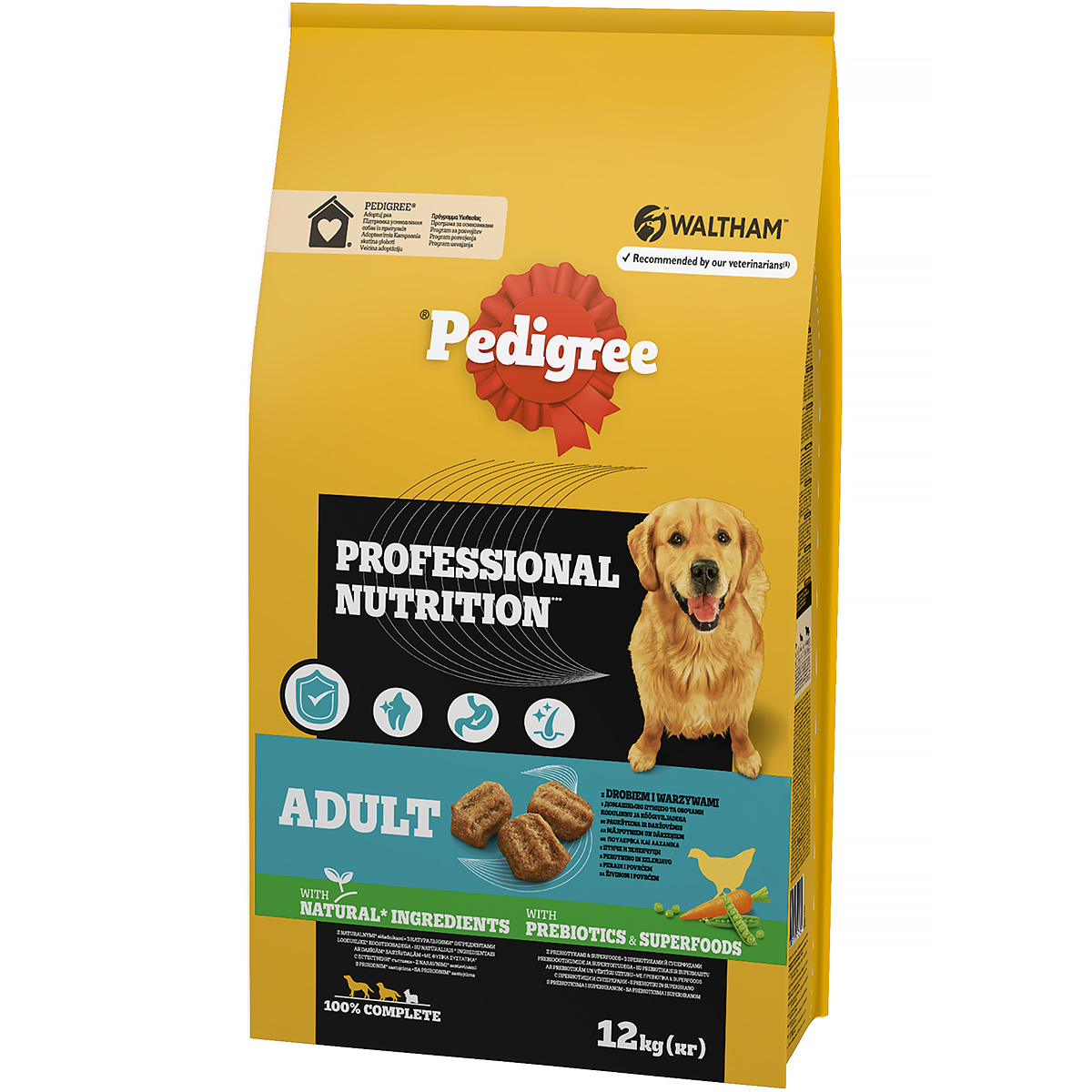 PEDIGREE karma karma dla psa z drobiem 12 kg