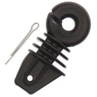 Okrągły izolator do ogrodzeń elektrycznych z zawleczką