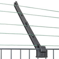 Izolator do pastucha na wysięgniku 40 cm do montażu na panelach ogrodzeniowych