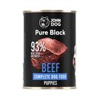 Mokra karma dla szczeniąt z wołowiną JOHN DOG PURE BLACK puszka 400 g