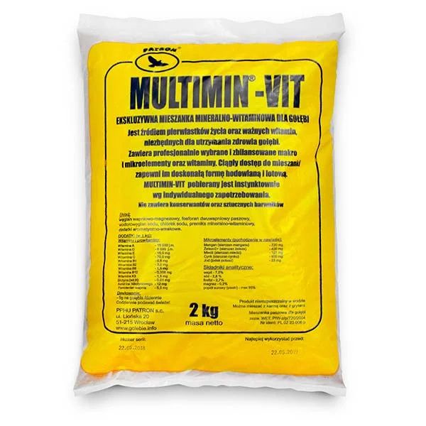 Minerały dla gołębi Patron Multimin-Vit 2 kg