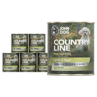 Mokra karma dla psów JOHN DOG COUNTRY jagięcina wołowina 6 x 800 g szczeniaki