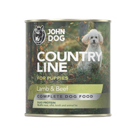 Mokra karma dla szczeniąt z jagnięciną i wołowiną JOHN DOG COUNTRY 800 g
