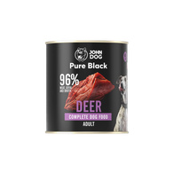Mokra karma dla psów jeleń JOHN DOG PURE BLACK 800 g dorosłe psy