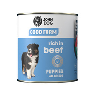 Mokra karma dla psów JOHN DOG GOOD FORM wołowina 800 g PUPPIES