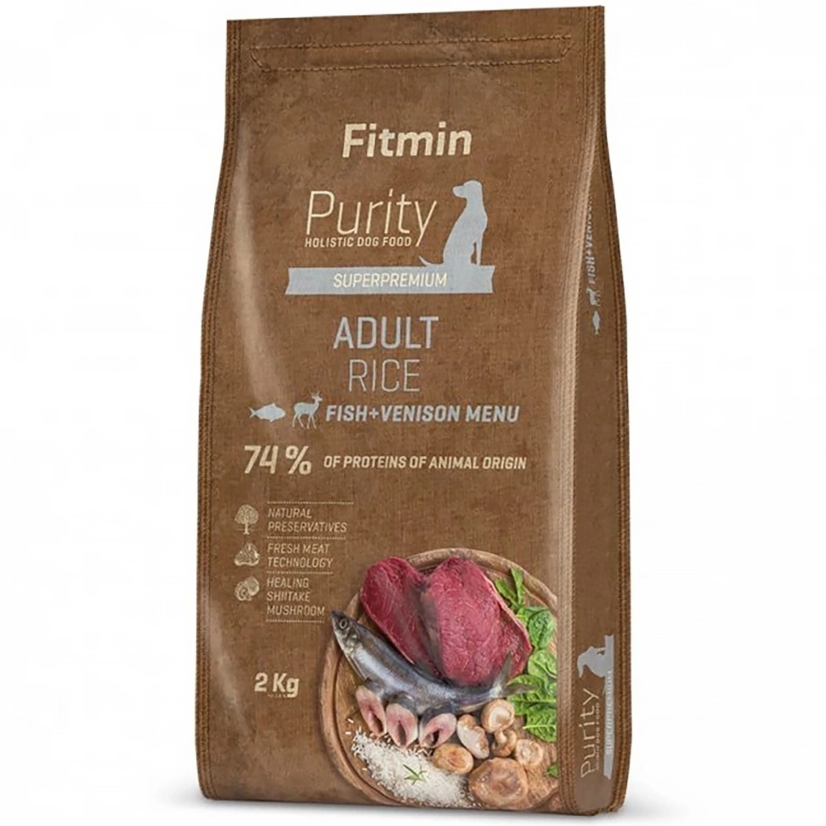 Fitmin dog Purity Rice Adult Fish&Venison sucha karma dla psa