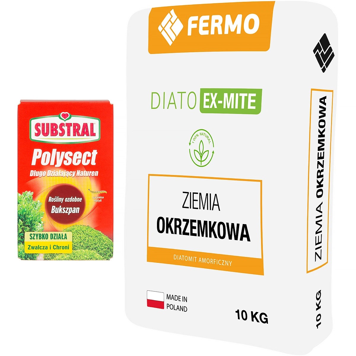 Zestaw na ćmę bukszpanową Polysect+ziemia okrzemkowa