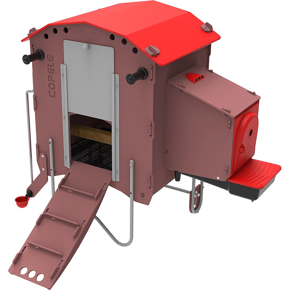Mobilny kurnik Red Roof dla 3–5 kur
